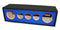DeeJay LED 10" Side Speaker Enclosure w/ 2 Horn & 3 Tweeter Ports - Blue