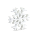 Traditional White Wood Cut Out Snowflake Décor (Set of 12)