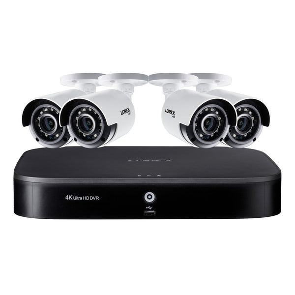 Lorex 4K 8-Channel Security System w/ 2 TB DVR & 4 Bullet Cameras