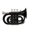 Stagg Bb Pocket Trumpet with Brass Body - Black - WS-TR248S