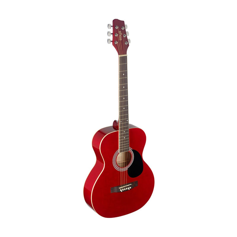 Stagg 4/4 Auditorium Acoustic Guitar - Red - SA20A RED