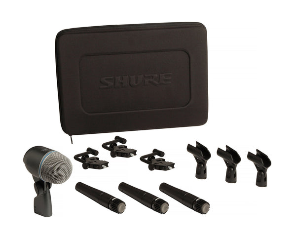 Shure DMK57-52 Drum Microphone Kit for Kick Drum, Snare, Toms & Congas