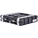 Deejay LED 2U Space ABS Molded Case for 19" Amplifier, Equalizer & DJ Effects