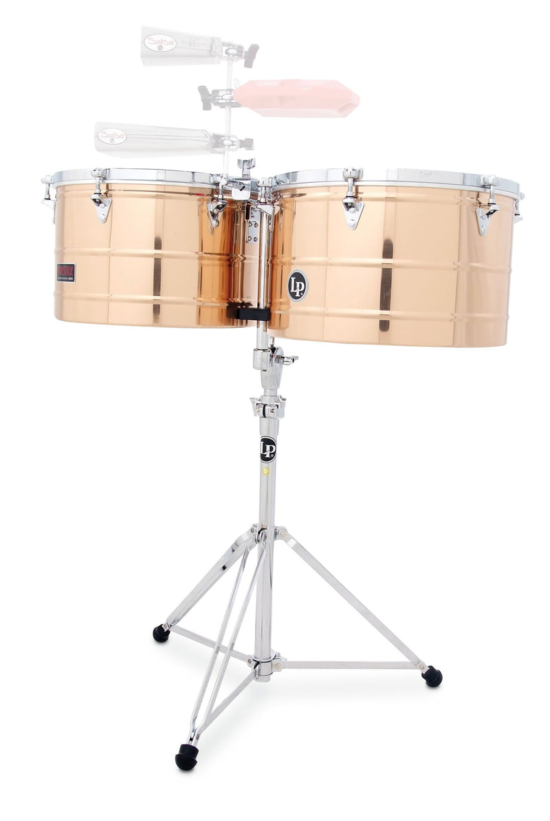 Latin Percussion LP1516-BZ 15" and 16" Prestige Thunder Timbales - Bronze