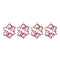 Snowflake Cookie Cutter Ornament (Set of 4)