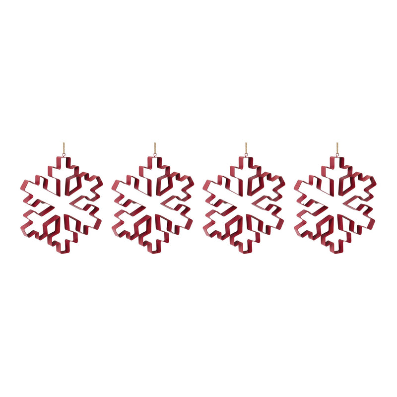 Snowflake Cookie Cutter Ornament (Set of 4)