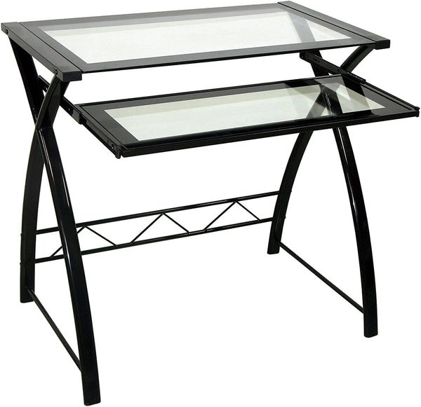 Bell'O High Gloss Black High Gloss Black Finish Computer Desk - CD8855