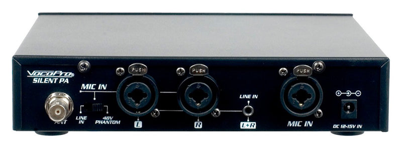 VocoPro 16CH UHF Wireless Audio Broadcast System w/ Four Bodypack Receivers