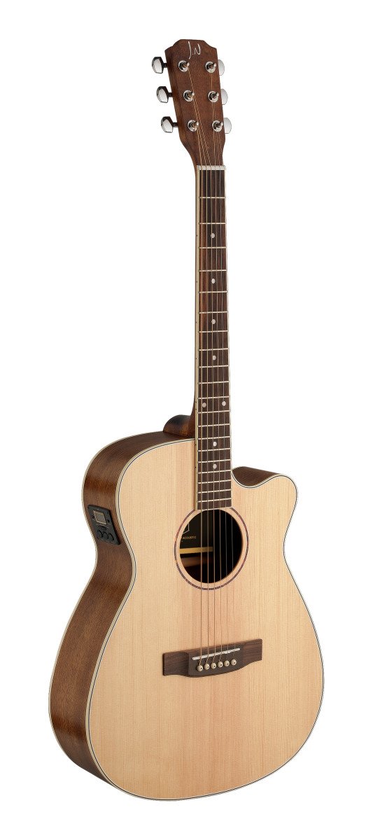 JN Guitars Asyla 4/4 Cutaway Auditorium Acoustic Electric Guitar  - ASY-ACE