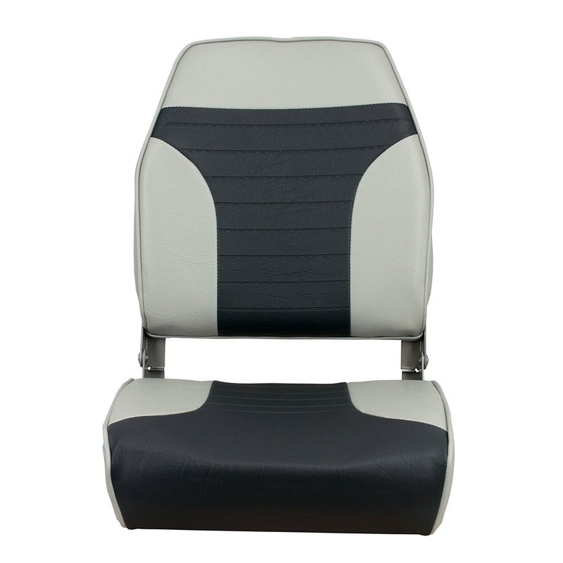 Springfield High Back Multi-Color Folding Seat - Grey/Charcoal 1040663