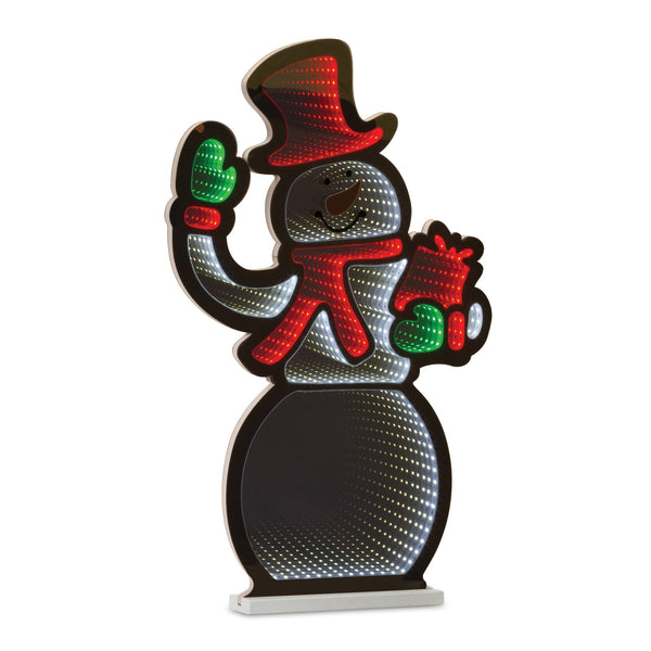 Snowman Infinity Light Display 29.5"H