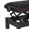 Stagg Hydraulic Piano Bench Rosewood Finish w/ Black Velvet Top