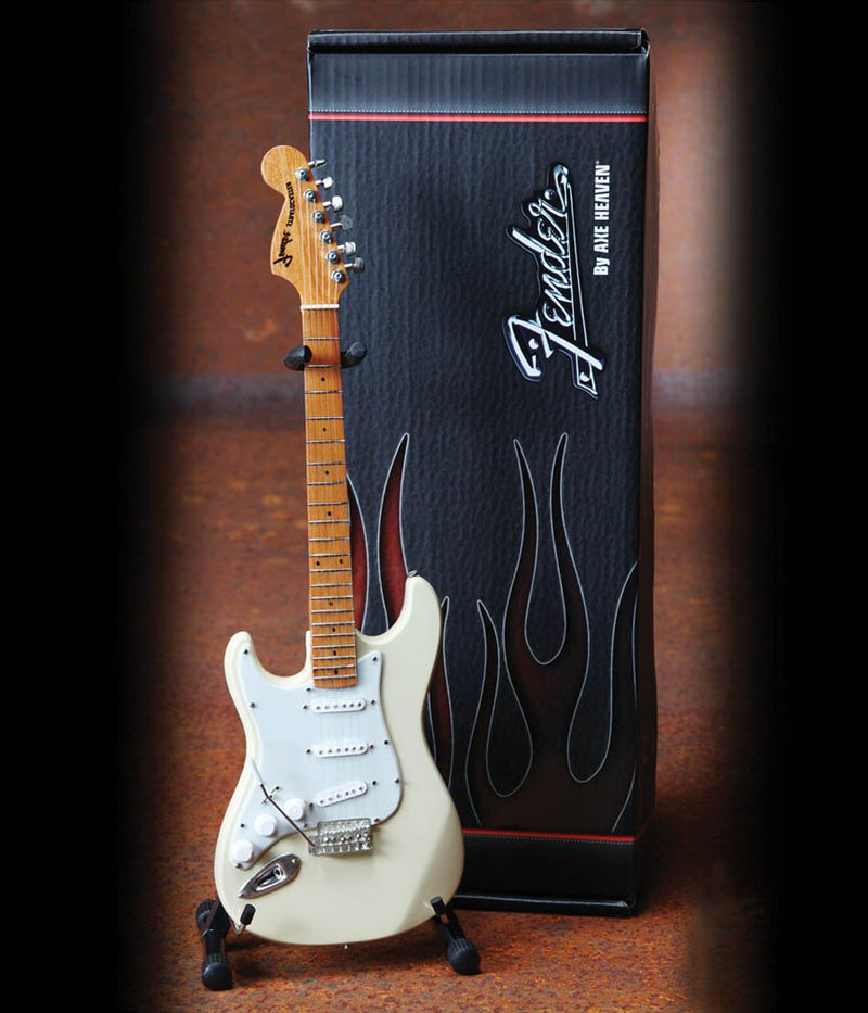 Axe Heaven Lefty Cream Fender Stratocaster Mini Guitar Replica - FS-004