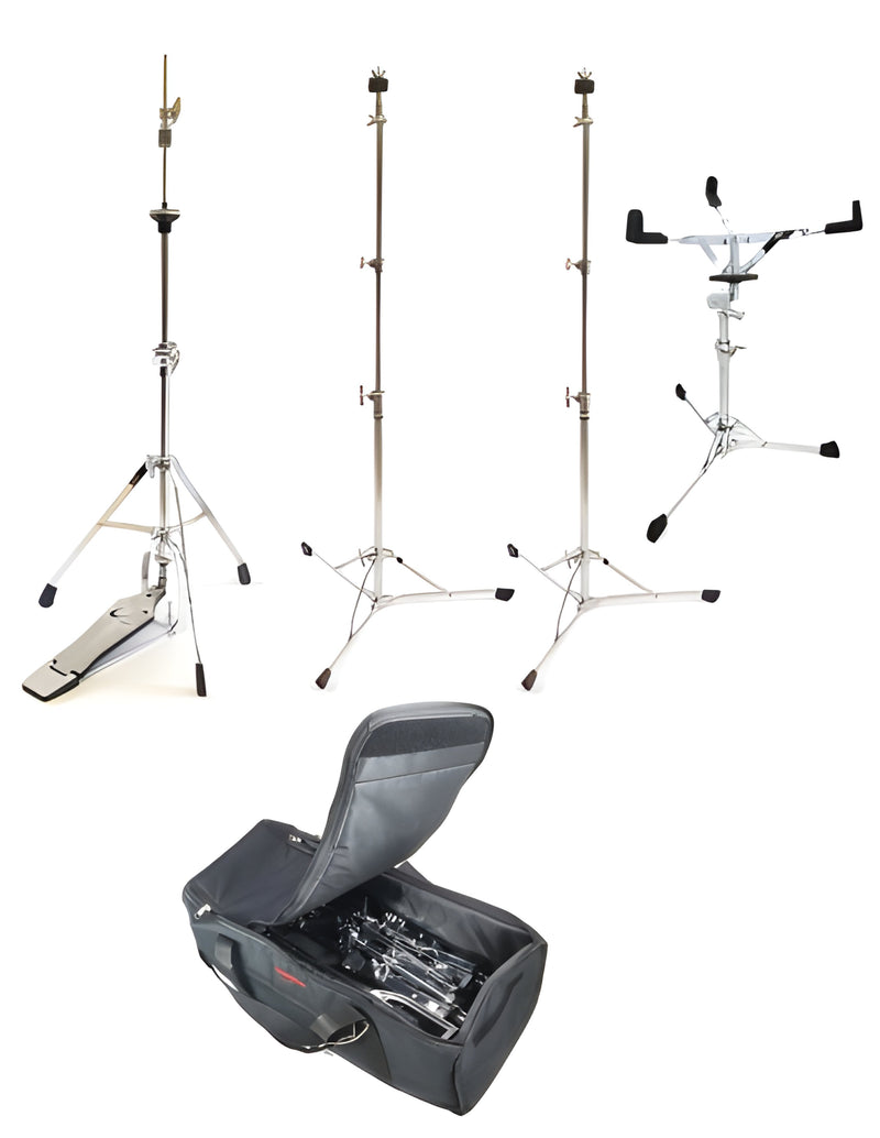 Canopus Light Weight Hardware Pack w/ Bag, 2 Cymbal Stands, Snare, Hi Hat Stands