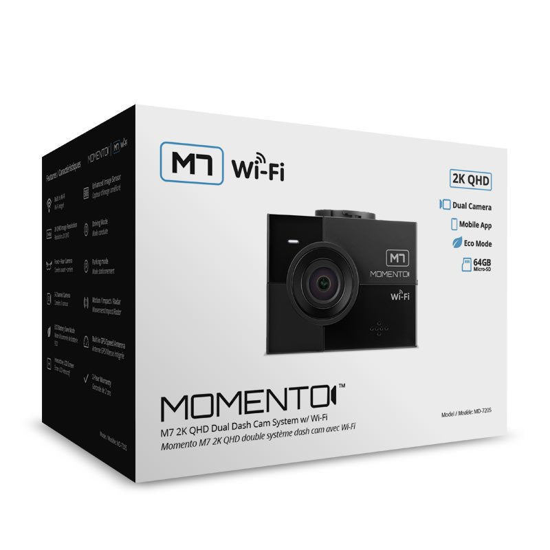 Momento M6 2-Channel Dash Cam with Wi-Fi Connectivity