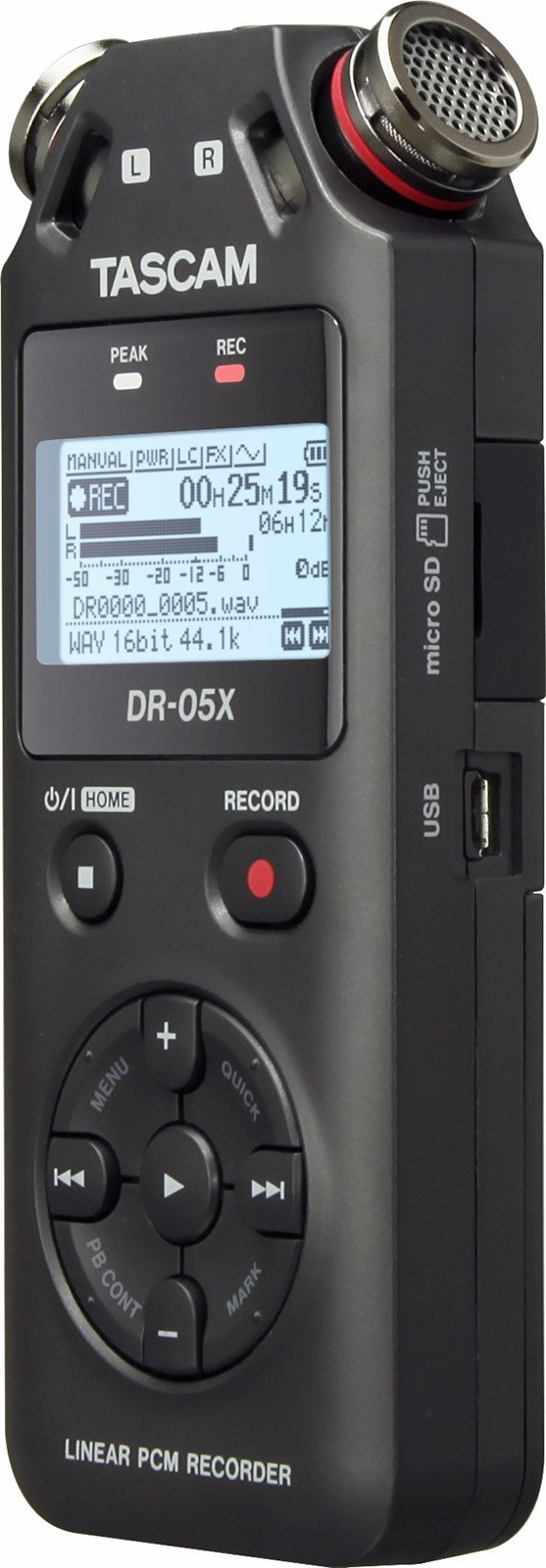 Tascam Stereo Handheld Digital Audio Recorder & USB Audio Interface - DR-05X