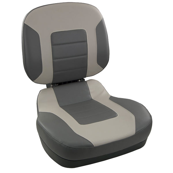 Springfield Fish Pro II Low Back Folding Seat - Charcoal/Grey 1041583