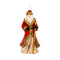 Glass Santa Ornament with Gold Accent (Set of 6)