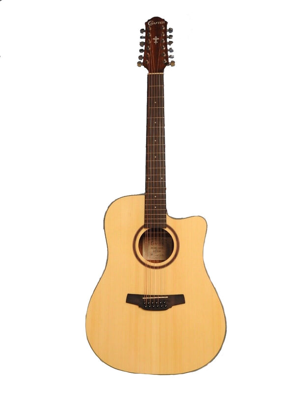 Crafter 100 Dreadnought 12 String Acoustic-Electric Guitar - HD100-CE-N 12