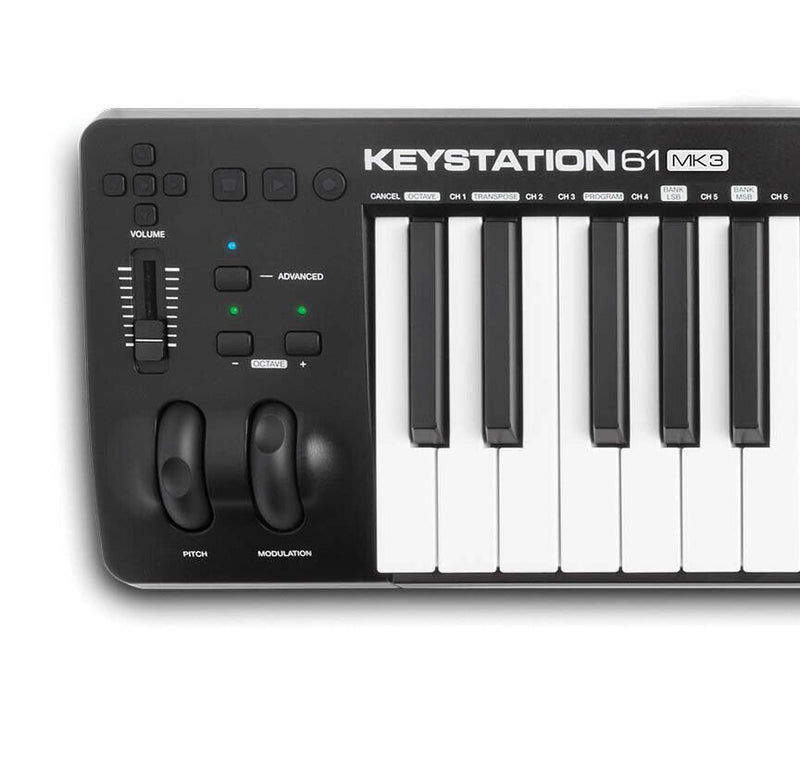 M-Audio Keystation 61 MK3 - USB MIDI Software Keyboard Controller