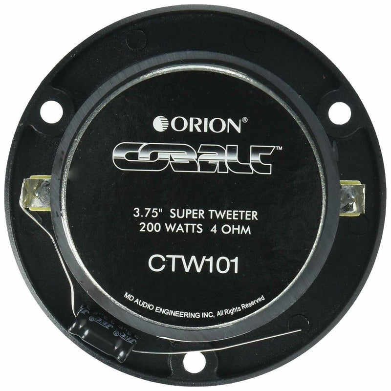 Orion CTW101 1.25" 200W Cobalt Bullet Car Audio Tweeter Pair