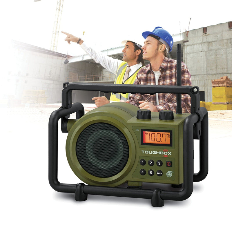 Sangean Toughbox FM/AM/Aux Ultra-Rugged Digital Rechargeable Radio - TB-100