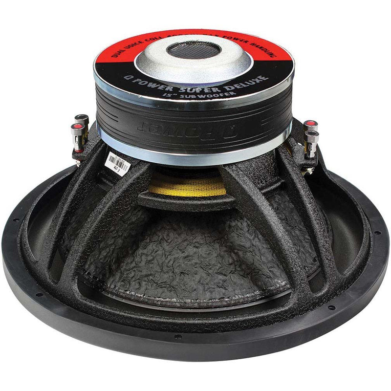 Qpower QP15 15" Woofer Super Heavy Duty Woofer 4000W 139.5 oz Magnet QPF15DSUPER