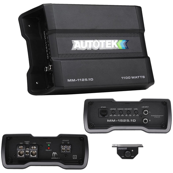 Autotek Mean Machine Compact D Class Amplifier 1100 Watts MM11251D