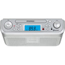 SYLVANIA SKCR2713 Under-Cabinet Bluetooth CD Clock Radio