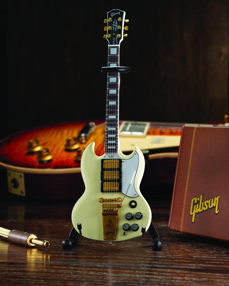 Axe Heaven Gibson 1964 SG Custom 1:4 Mini Guitar Replica - White - GG-222