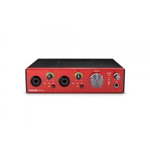 Focusrite Clarett+ 2Pre 18-in / 20-Out USB Audio Interface