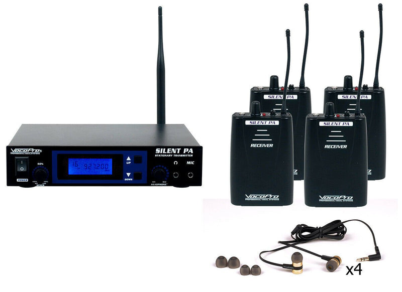 VocoPro SilentPA-IN-EAR-BAND Professional Wireless In-Ear Monitor Package