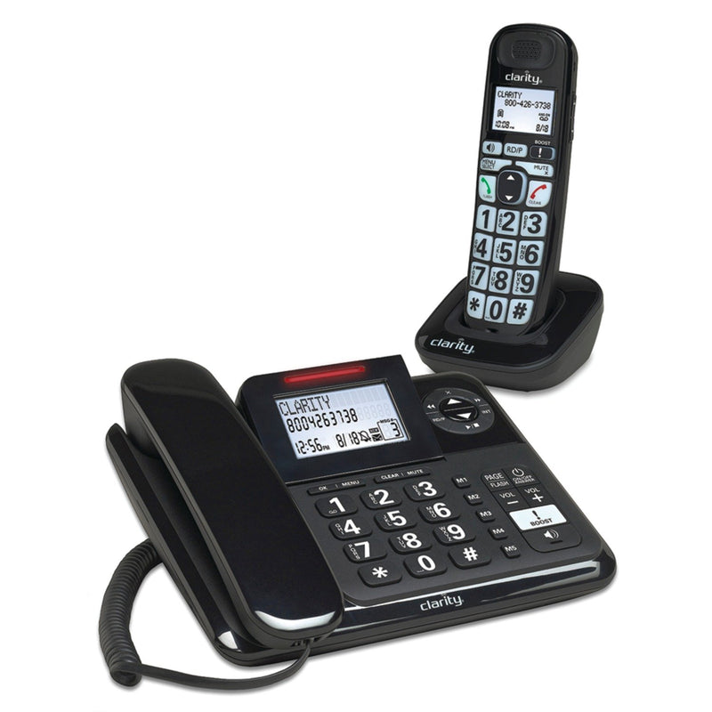 Clarity Amplified Corded/Cordless Phone System with Digital Answering System