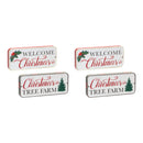 Christmas Tree Sentiment Sign (Set of 6)