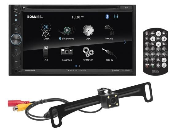 Boss Double-DIN DVD Player 6.75" Touchscreen w/ Bluetooth - BV9695RC