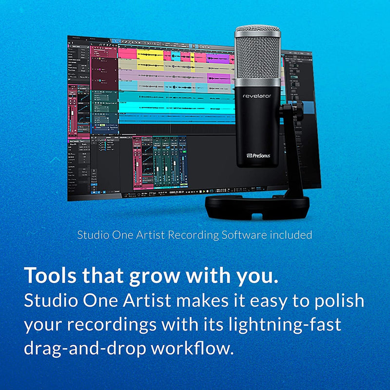 PreSonus Revelator USB-C Microphone Bundle w/ Studio One Artist & Headphone