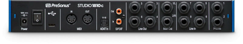 PreSonus Studio 1810C USB-C Audio Interface with StudioOne Artist Software