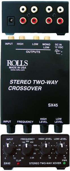 Rolls Stereo Two-Way Crossover - SX45