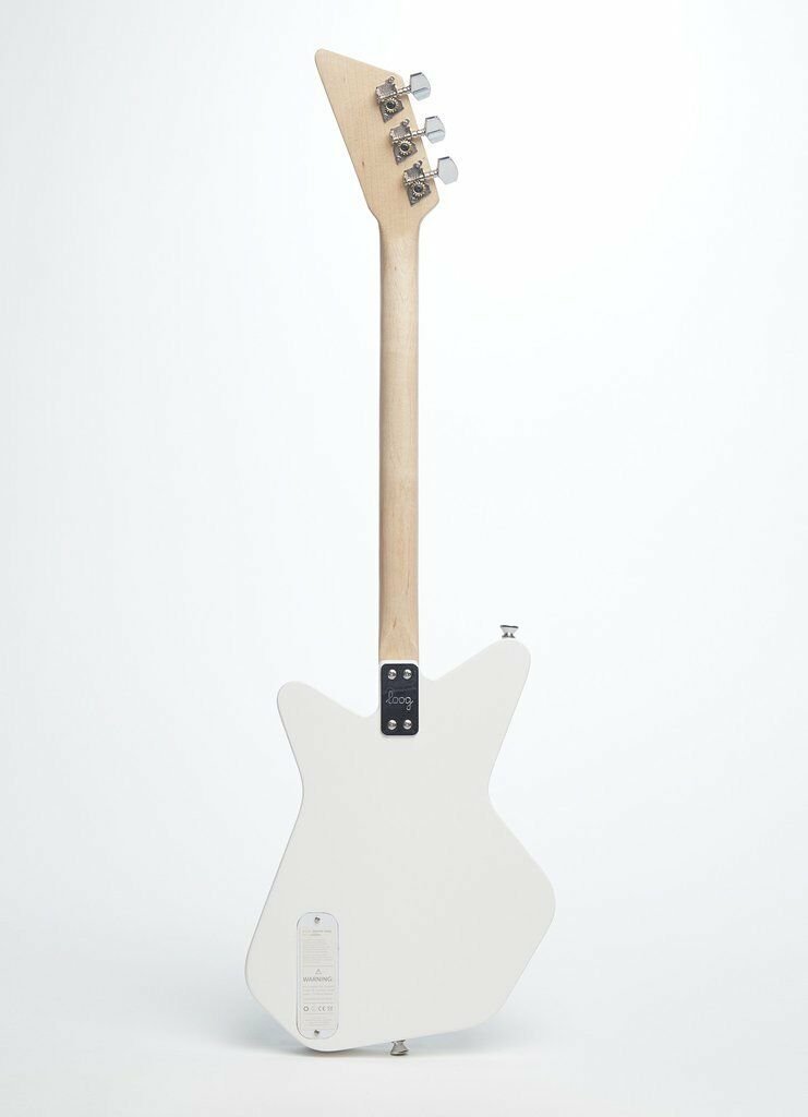 Loog Pro LGPREW 3-Stringed Solid-body Beginner Electric Guitar - White