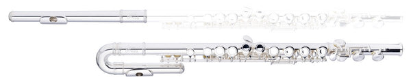 Stagg Curved/Closed Hole C Flute w/ 2 Head Joints & Soft Case - WS-FL221