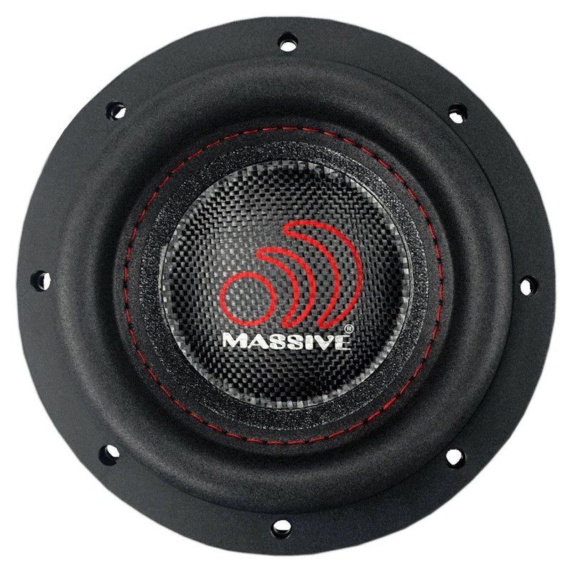 Massive HIPPOXL64 6" 300 Watts RMS Dual 4 Ohm Subwoofer