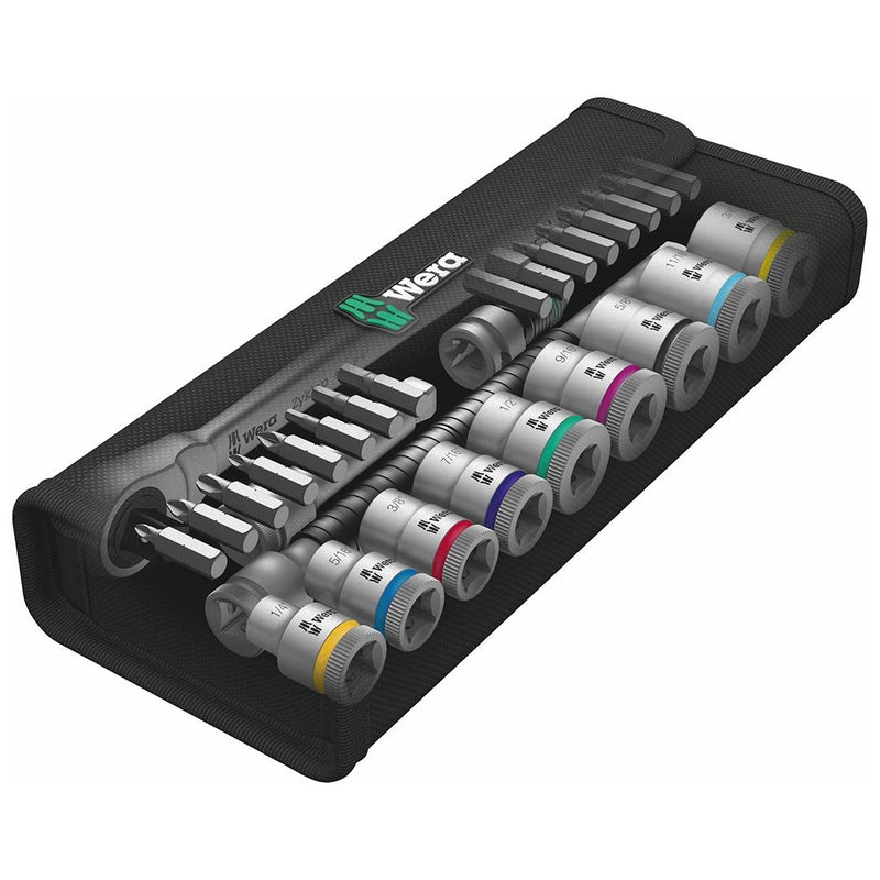 Wera SAE 3/8" Drive Switch Ratchet Set (29-Piece Set)