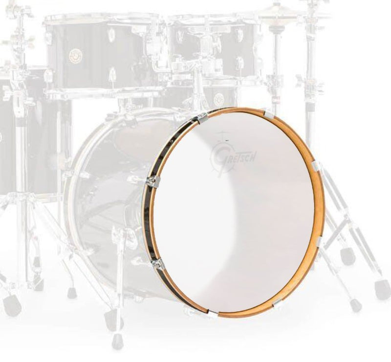 Gretsch Catalina Maple 22" Bass Drum Hoop - Black Brass Sparkle- GDCM0222BBS