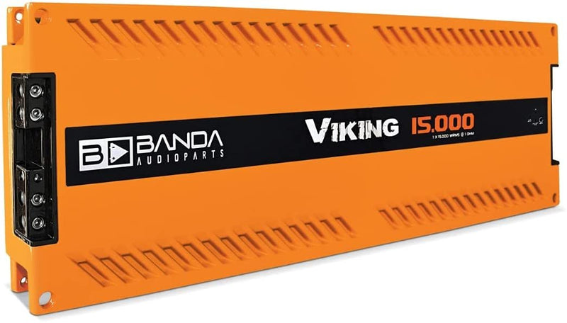 Banda Viking Mono 15000 Watt Class D Car Amplifier - Orange - VIKING15000ORANG