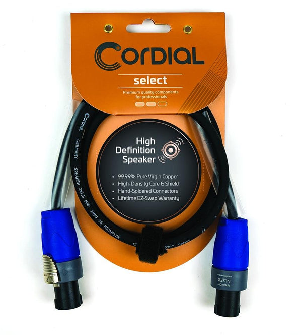 Cordial 3' Speaker Cable - speakON to speakON - CPL1LL2-215