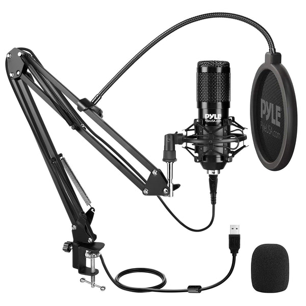 Desktop Suspension Microphone Boom Stand – Pyle USA
