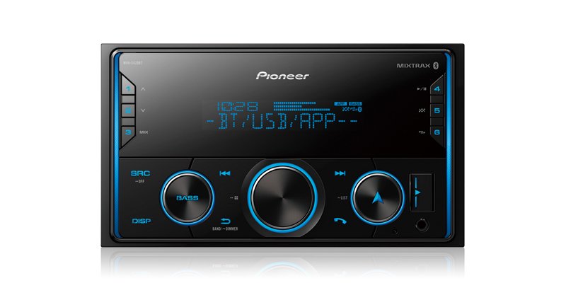 Pioneer Double DIN Digital Media Receiver with Bluetooth - MVH-S420BT
