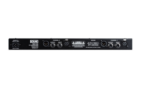 Rane ME15S Two-Channel Single Rack Micrographic Equalizer