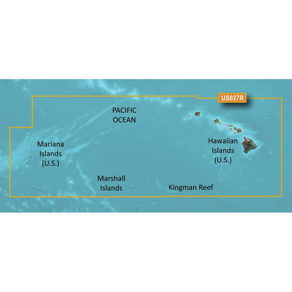 Garmin BlueChart® g3 Vision® HD VUS027R Hawaiian Islands - Mariana microSD™/SD™