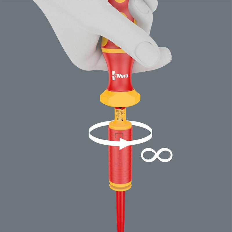 Wera Insulated Extra Slim Screwdriver Torque 1.2-3.0Nm Set 15-pc Set 05059291001